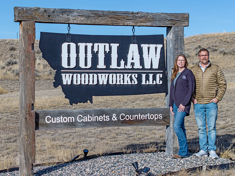 Jeff And Katie Langford Outlaw Woodworks Three Forks Mt